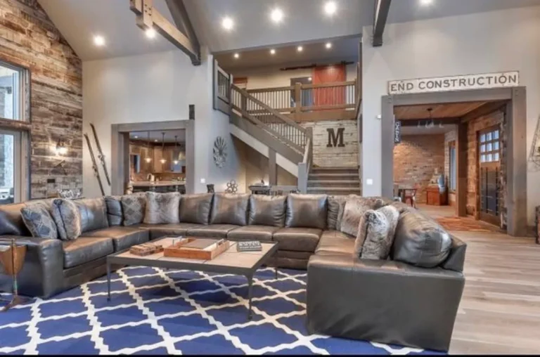 Rustic Industrial Cabin interior design — Lisa Marie Design Co. — image 26
