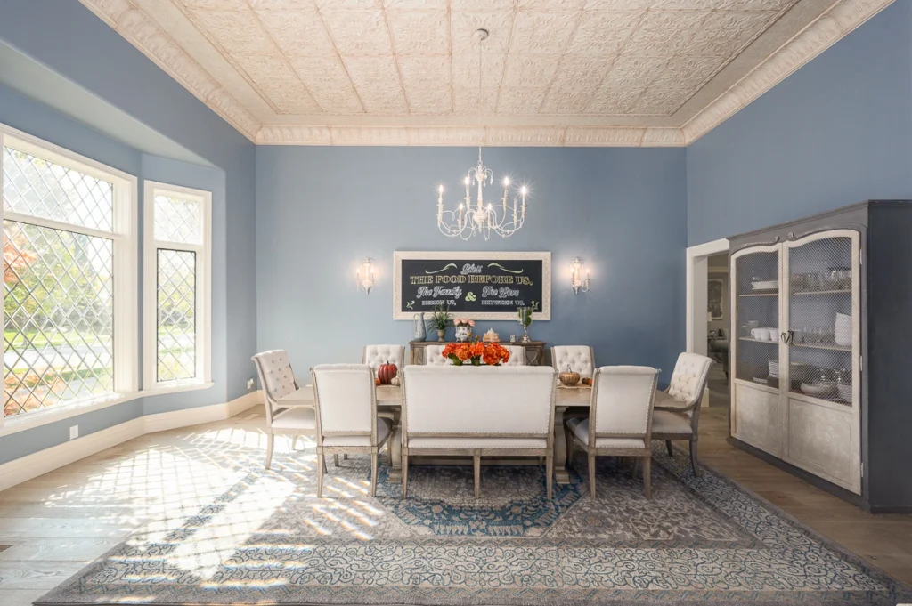 American Farmhouse style architecture and interior design real estate photography
