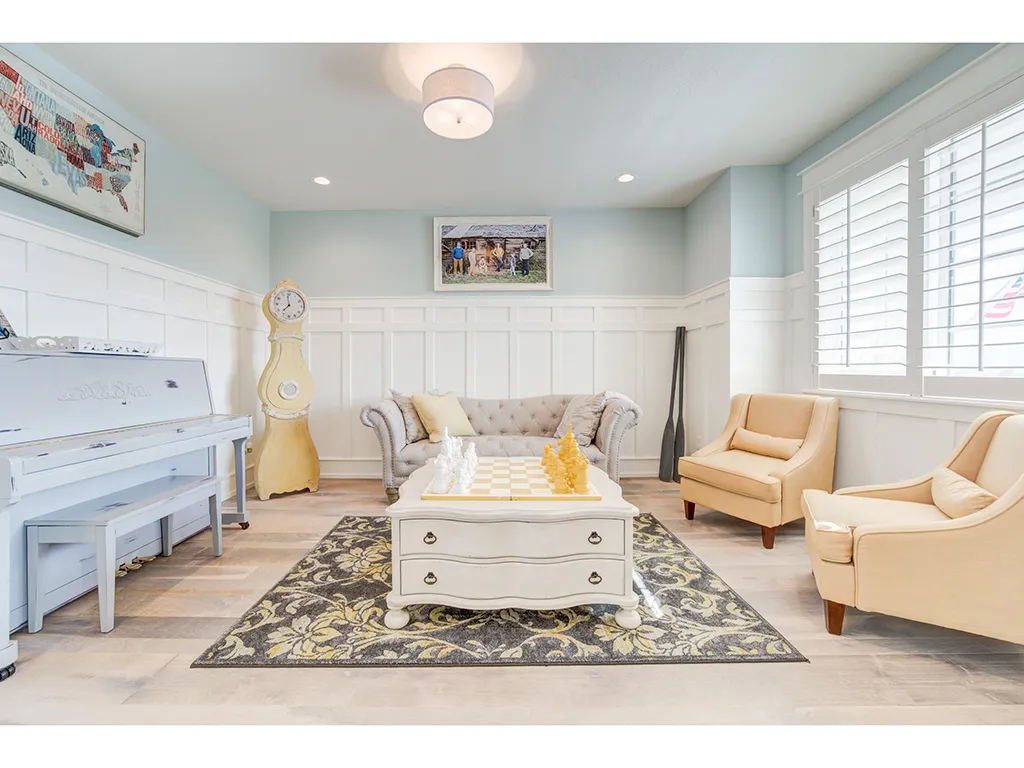 Coastal Craftsman style interior design project, Sarasota Florida.
